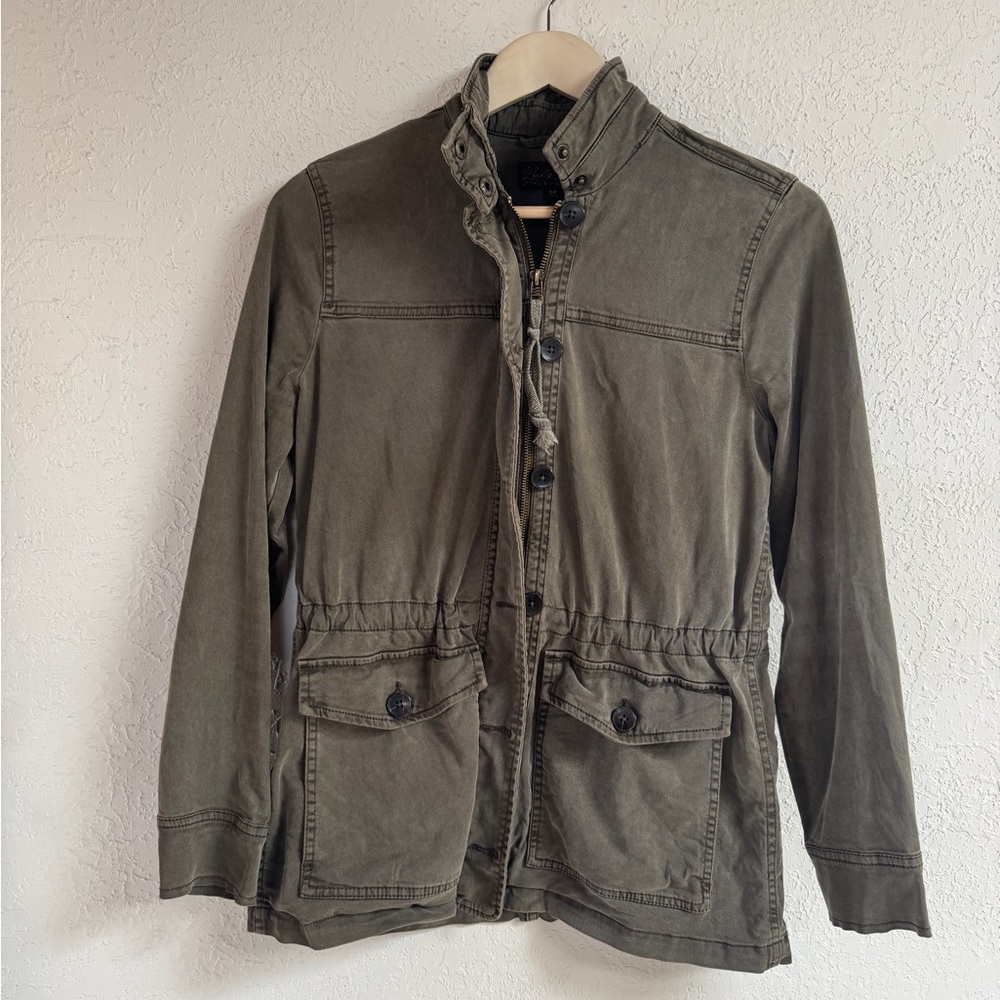 Lucky Brand Military Style Jacket in Olive